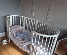 stokke bed and mattress