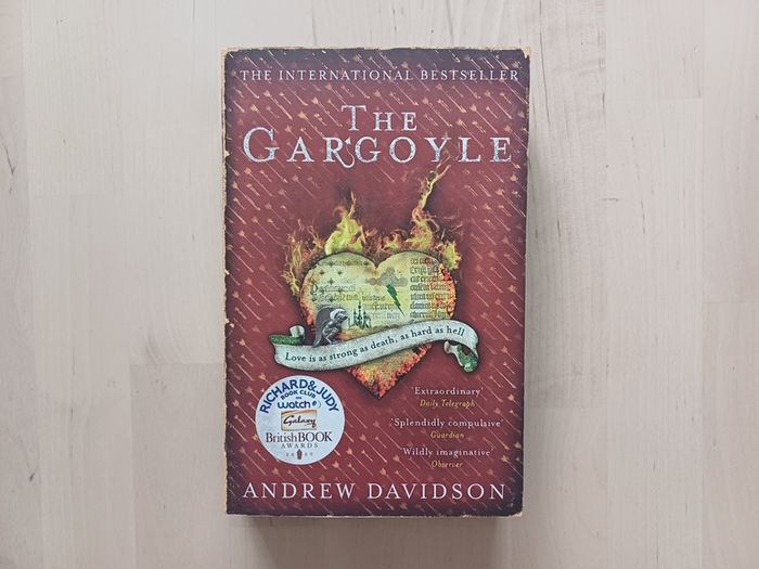 The Gargoyle by Andrew Davidson (Fantasy Romance Paperback 2008)