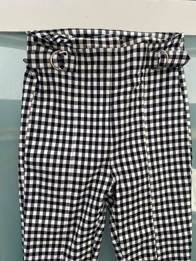 ladies checked trousers from Bershka
