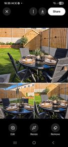 Barcelona 6 Seater Garden Furniture Set Like New