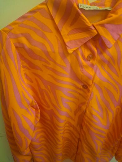 Animal print blouse