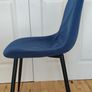 Blue dining chairs Image 4