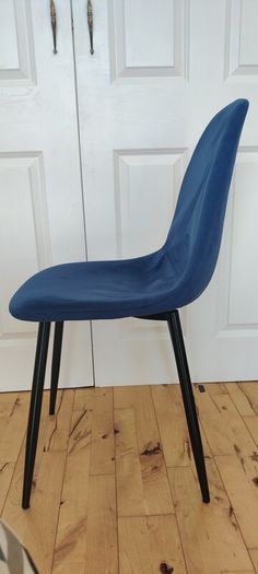 Blue dining chairs