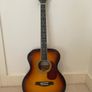 Brunswick acoustic guitar with soft carry case, barely used Image 2