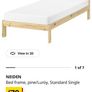 IKEA NEIDEN Montessori Floor Bed  Solid Pine Excellent Condition Image 10