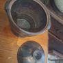 Art Pottery Lidded Pot signed LFF? Image 3