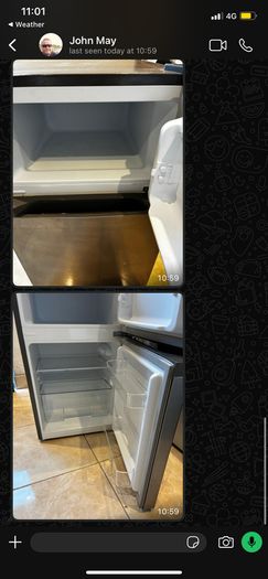 Power point under the counter fridge freezer