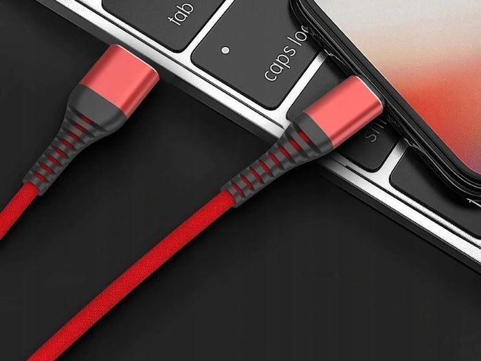New 1m Premium Nylon USB Fast Charge 3.0 3A Data Cable for iPhone #910