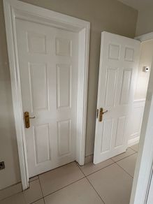 Solid doors white