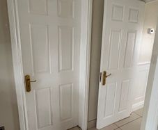 Solid doors white