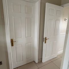 Solid doors white