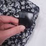 Second Female Black White Floral V-Neck Long Sleeve Peplum Blouse Top Size XS Image 8