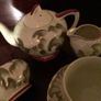 Vintage Acanthus Pottery 7 pieces incl teapot Image 5