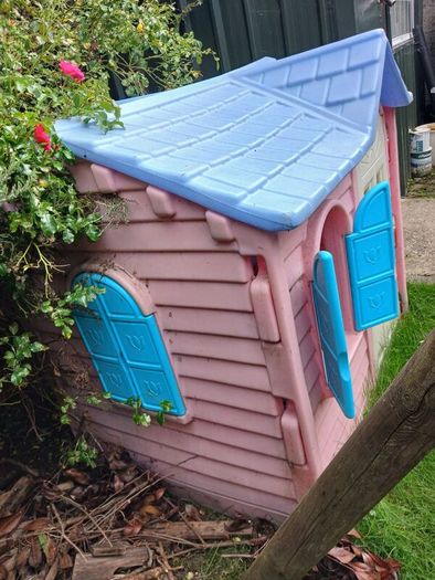 Little tikes play house, slide and cozy coupe car