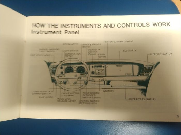 Toyota Corolla Owner's Manual 1976