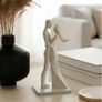 Minimalist Couple Figure - Modern Home Decor Sculpture Image 2