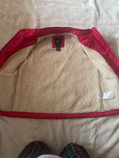 Girls Gap Pink Sleeveless Jacket with fleece lining