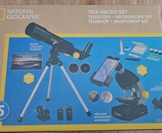 Telescope-microscope set