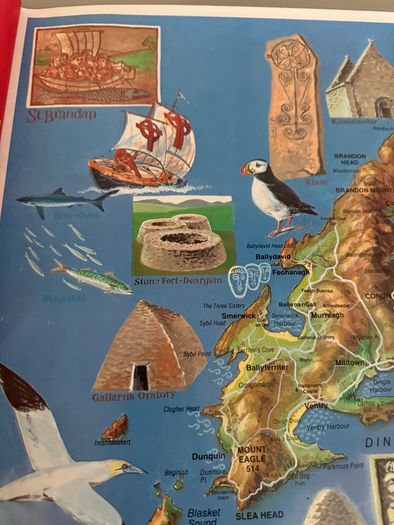 Dingle a peninsula map