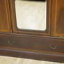 Edwardian Inlaid Mahogany Wardrobe with Mirror Image 5