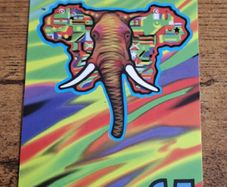 UK 5 GBP Phonecard "Cheers Africa!!! - Elephant", used, 2001 - free standard postage