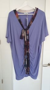 Aquamarina Paris Tunic Sz 14-16 - Bnwt Rrp 94