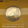 Ireland 2016 2 Euro Proclamation of Irish Republic Bookmark Brand New Image 8