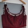 FRANCA belly dancer style cropped top Sz M ( Fit 10-12 UK) Image 2