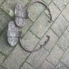 Vintage 1970s Klein Tools Lineman Pole Climbing Gear Set