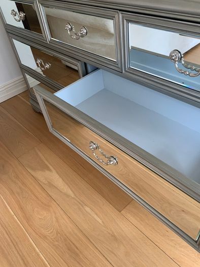 Large. irrored chest of drawers