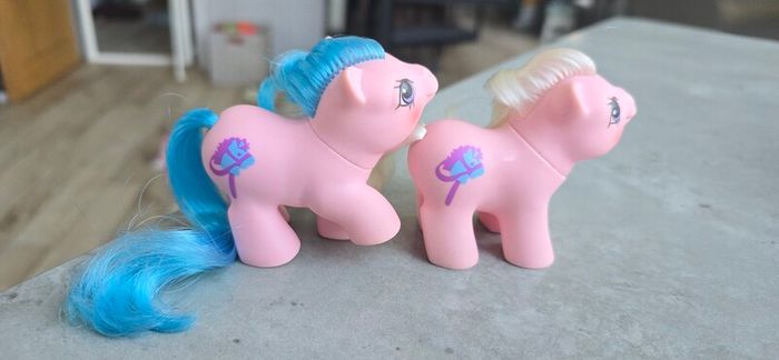 Sticky and Sniffles Newborn Twins MLP G1 My Little Pony