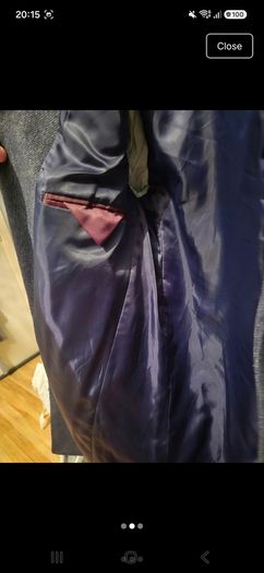 men's 3/4 length coat.