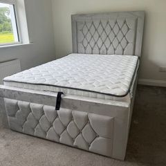 Brand New Single,double,king And Superking Sizes Ottoman Gaslift Beds With Optional Mattreses Instock