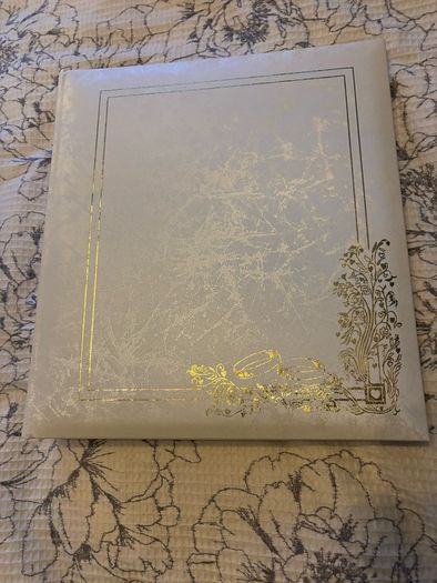 Leather Wedding Album including gift box