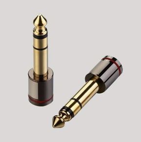Audio Adapter - 6.35mm Male to 3.5mm Female Converter for Aux Cables, new, unopened.