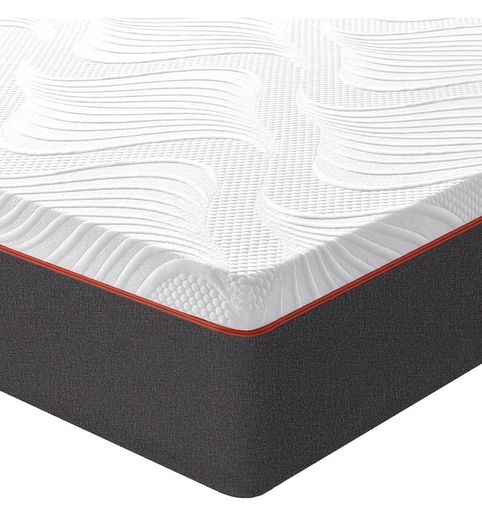 King Memory Foam Mattress, Cooling 5ft Kingsize Mattresses, Medium Firm, with Removable Cover, 150X200X20cm