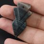 Vintage Natural Pattern Eyes Agate Arrow Shape Pendant Amulet Image 10