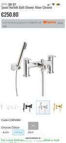 Sonas bath shower mixer new