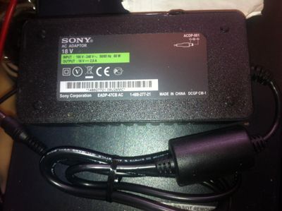 Sony 18v AC Adapter-model ACDP 001