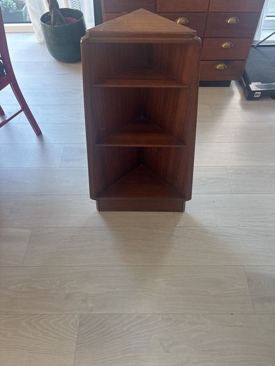 Mid century corner shelf