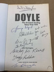 Very rare and collectable signed GAA Hurling Book John Doyle Tipperary