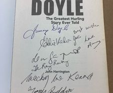 Very rare and collectable signed GAA Hurling Book John Doyle Tipperary