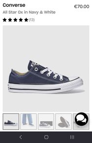 Converse All Star Ox - Brand New - UK 5.5