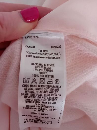 Ted Baker - Ladies Cardigan - Baby Pink - Size 1 UK8 - BNWT RRP 140