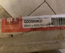 New 500 mm x 500 mm radiator