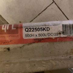 New 500 mm x 500 mm radiator