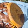 African Animal hand carved wooden bowl Image 7