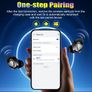 Wireless Bluetooth 5.4 Earbuds with 4 ENC Noise Cancelling Mic Image 8