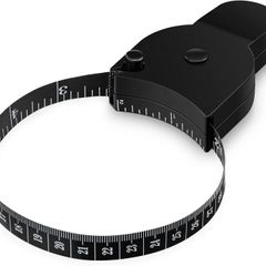 Tape Measure for Body Measurements - Retractable Fitness Tape with Locking Feature - Accurate Measuring Tool for Waist Chest Hips Arms and Thighs - Self-Locking Body Tape for Personal Fitness Tracking