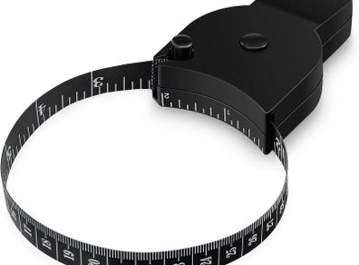 Tape Measure for Body Measurements - Retractable Fitness Tape with Locking Feature - Accurate Measuring Tool for Waist Chest Hips Arms and Thighs - Self-Locking Body Tape for Personal Fitness Tracking